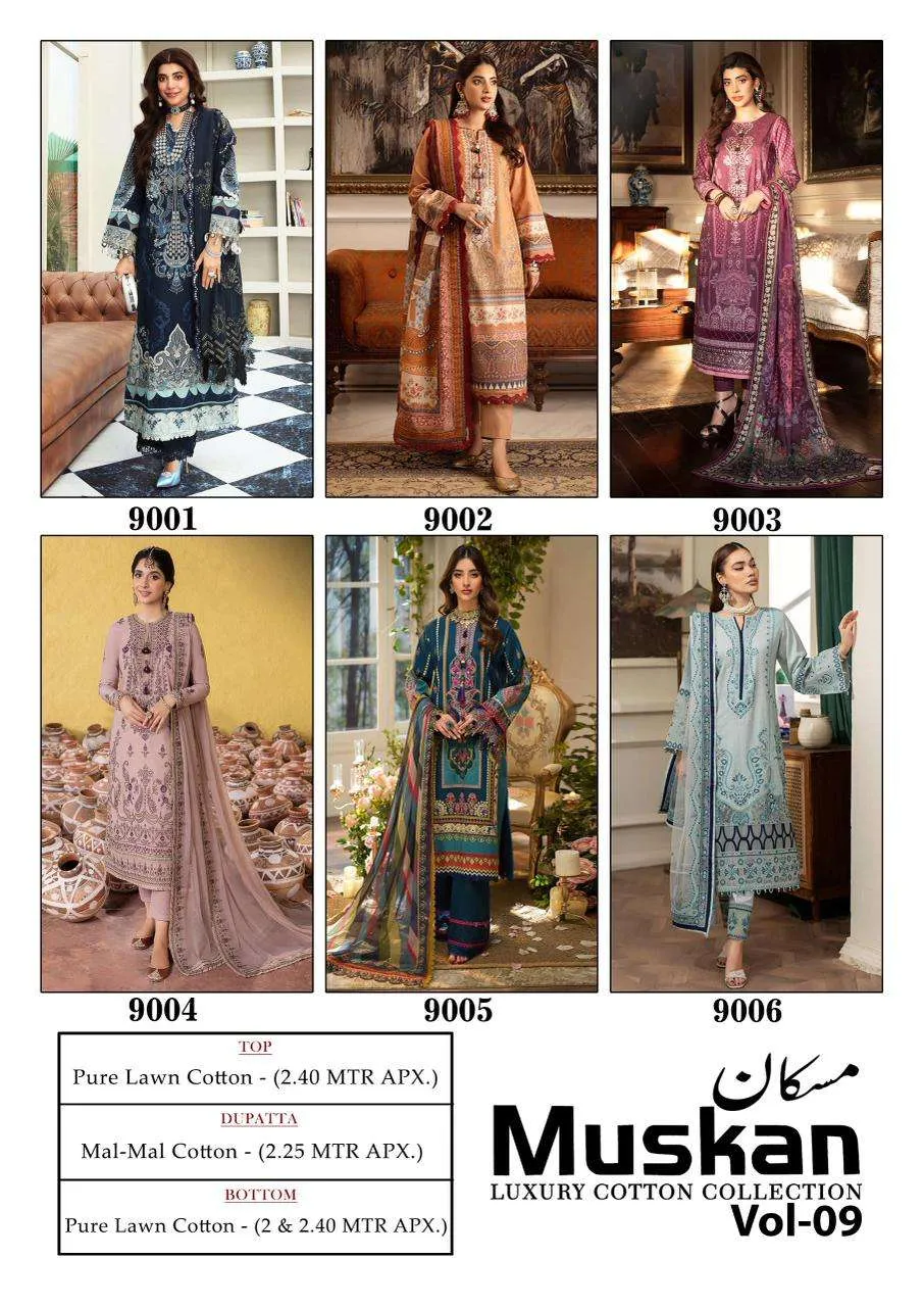 Mishri Muskan Vol 9 Unstitched Suits