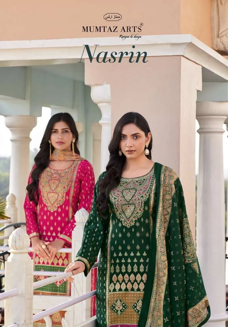 Mumtaz Arts Nasrin Semi Stitched Suits