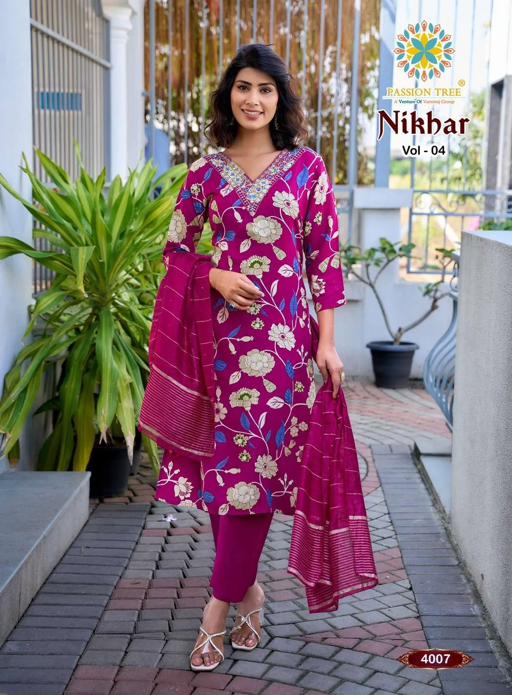 Passion Tree Nikhaar Vol 4 Readymade Suits