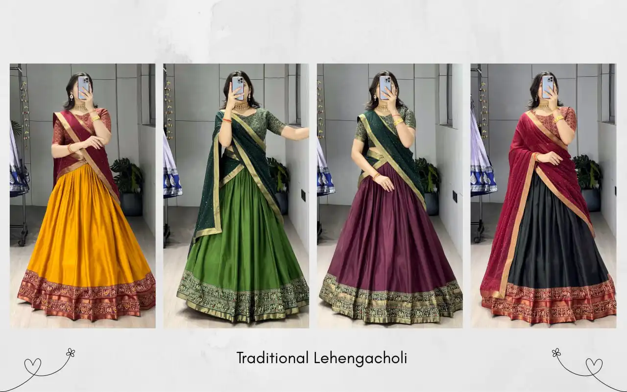 WMT 8225 Lehenga Choli Wholesale Market In Surat