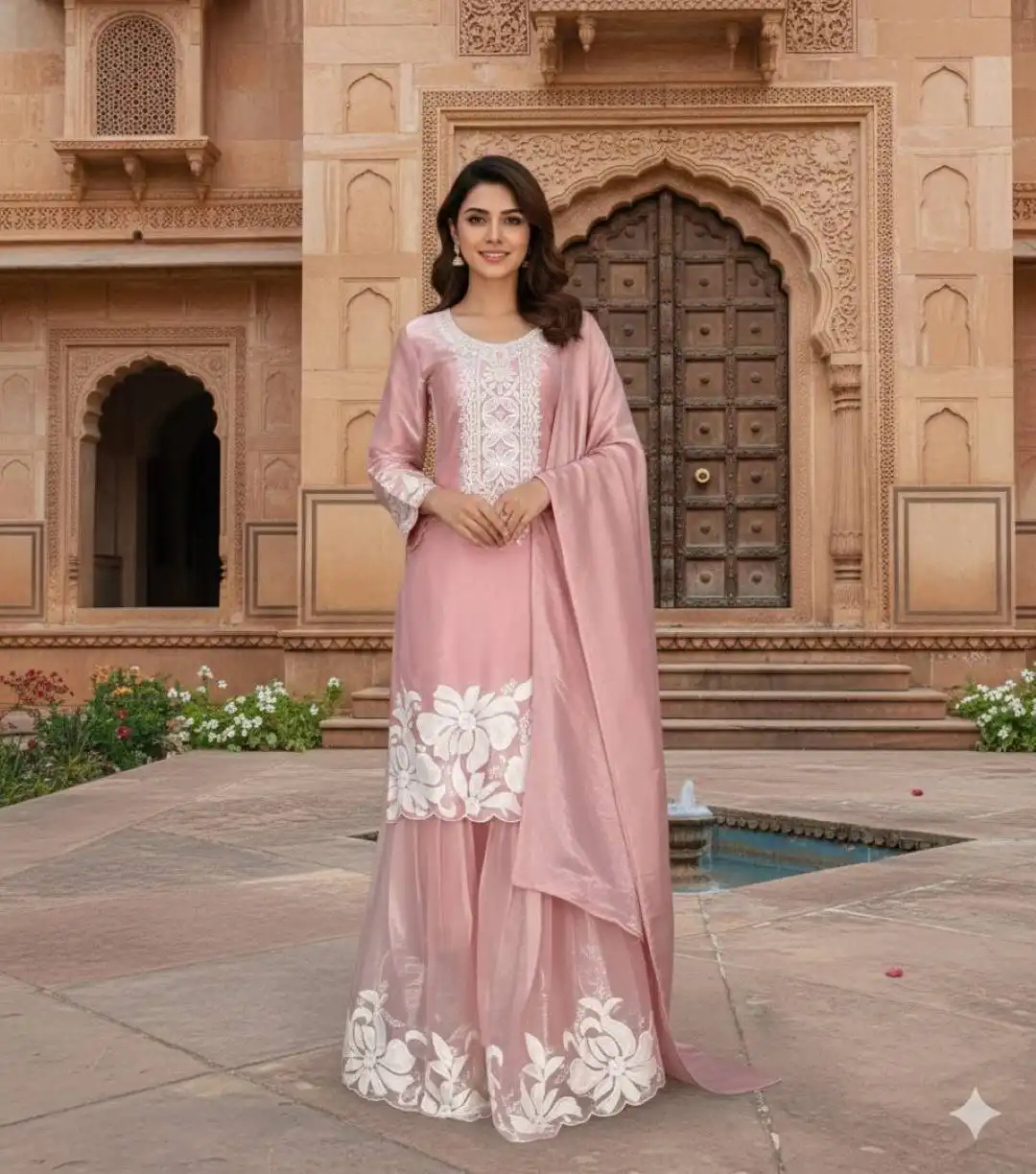 BV 442A Sharara Suit For Women Wholesale
