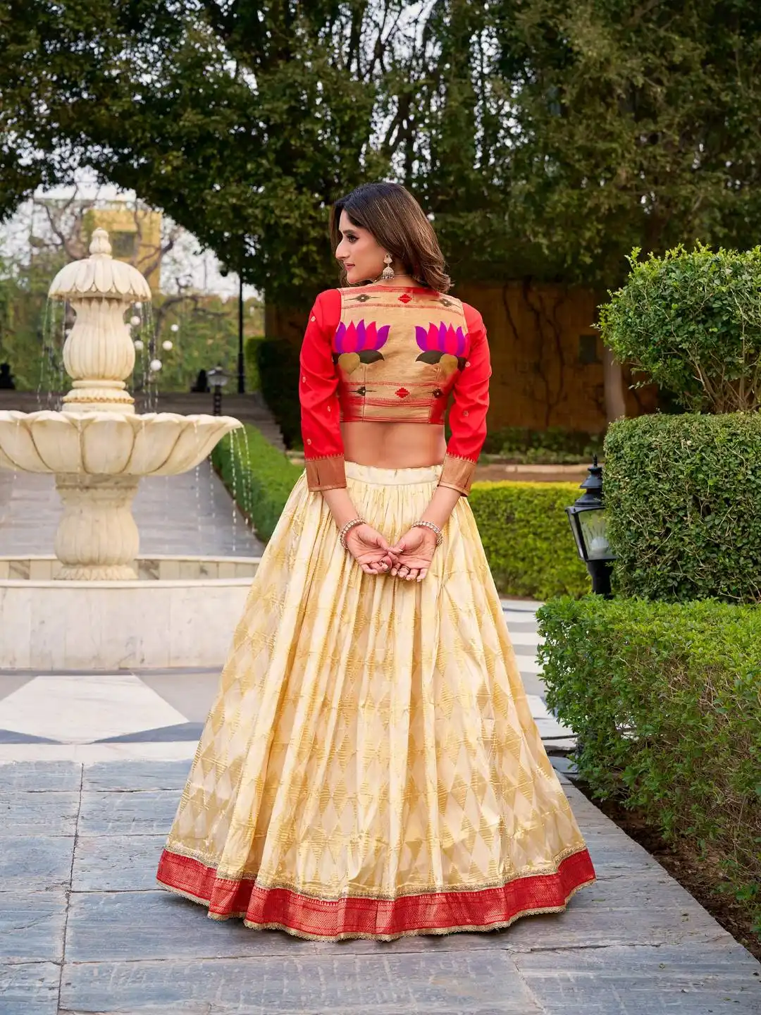 WMN 1130 Paithani Co Ord Set Lehenga Online Shopping