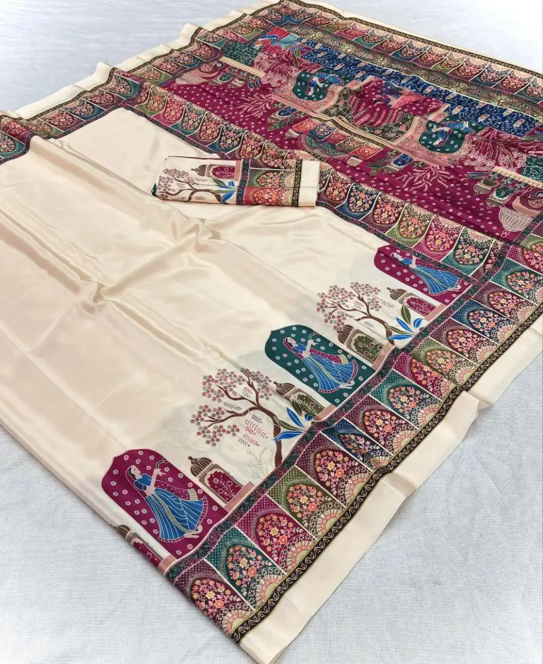 VFT Vol 202 Printed Saree Wholesale Market In India