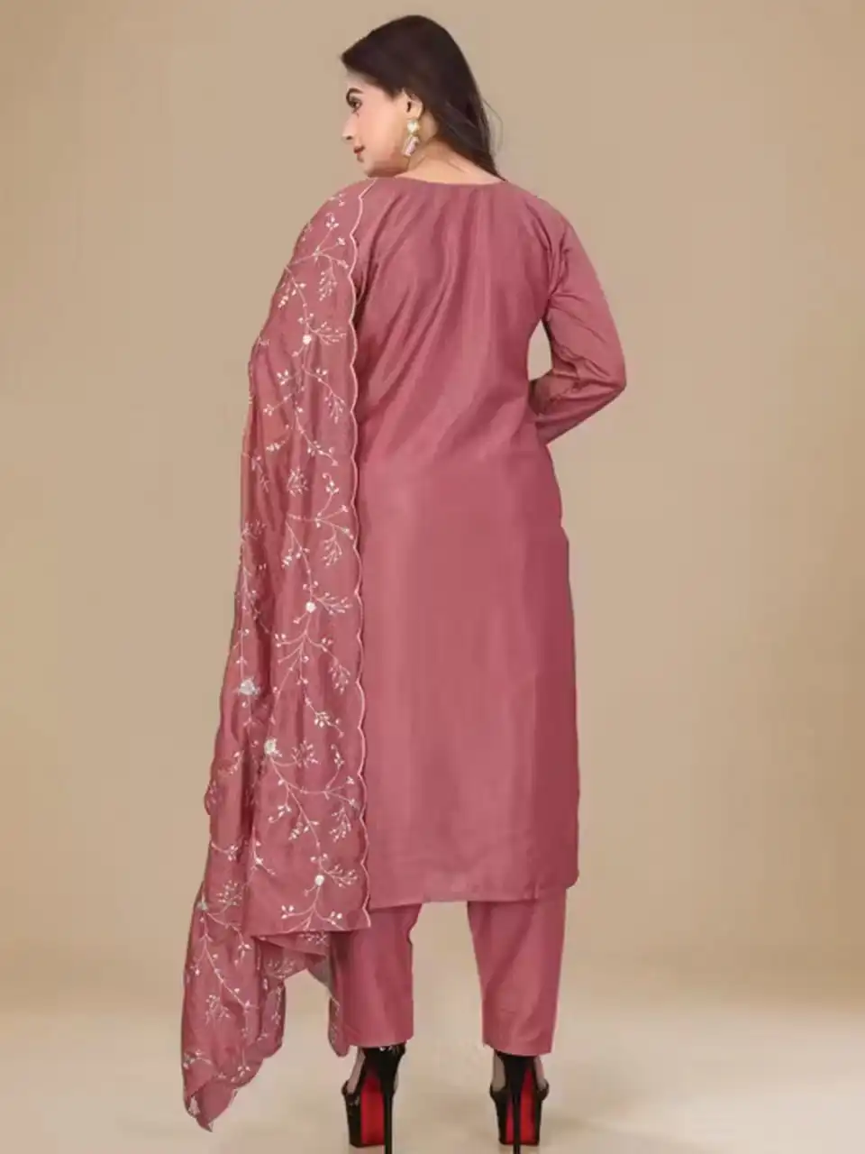LFK Mishri Kurti Pant Dupatta Set Wholesale Online