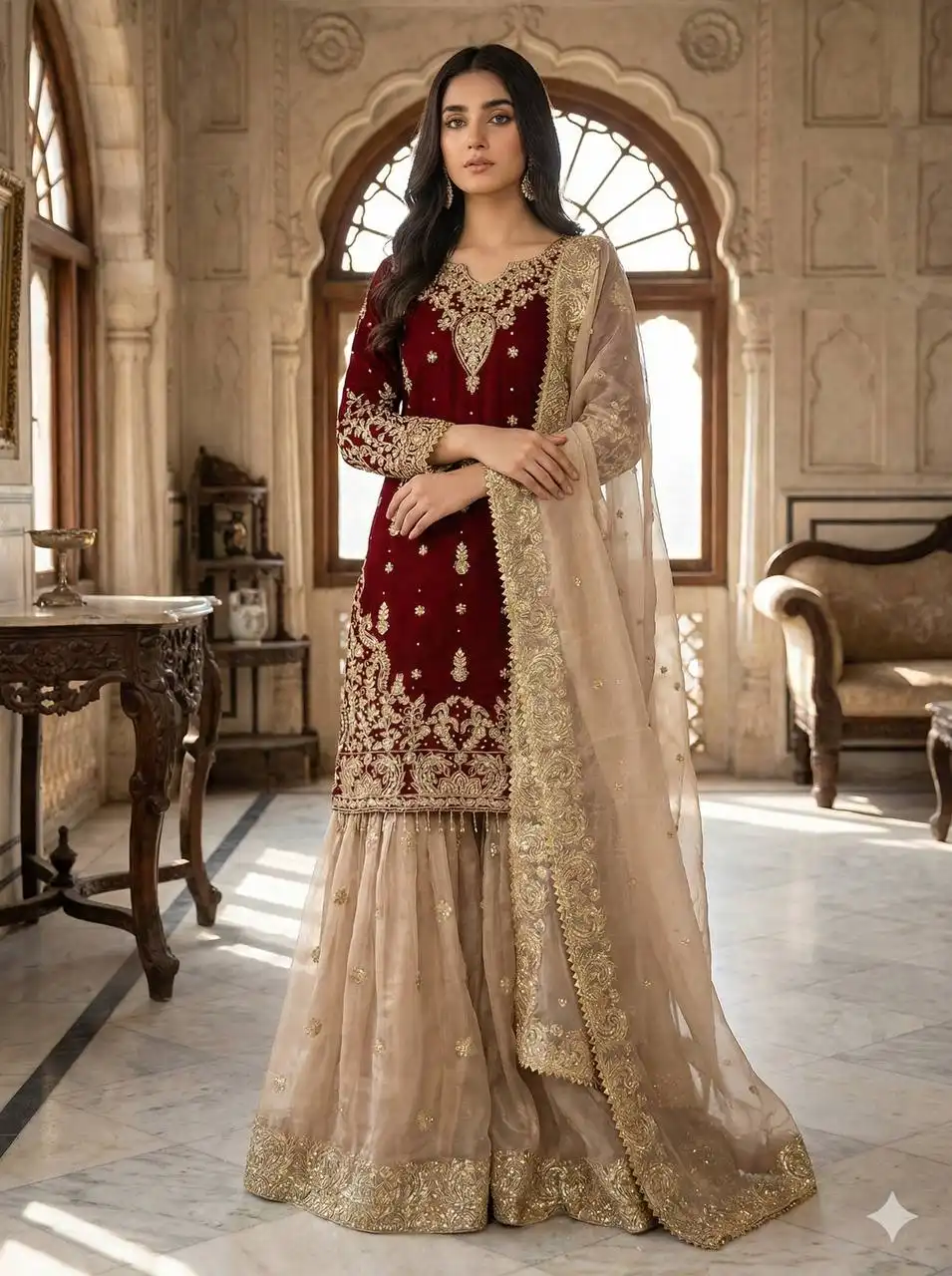 Sabina 1702 Wedding Sharara Suit For Women