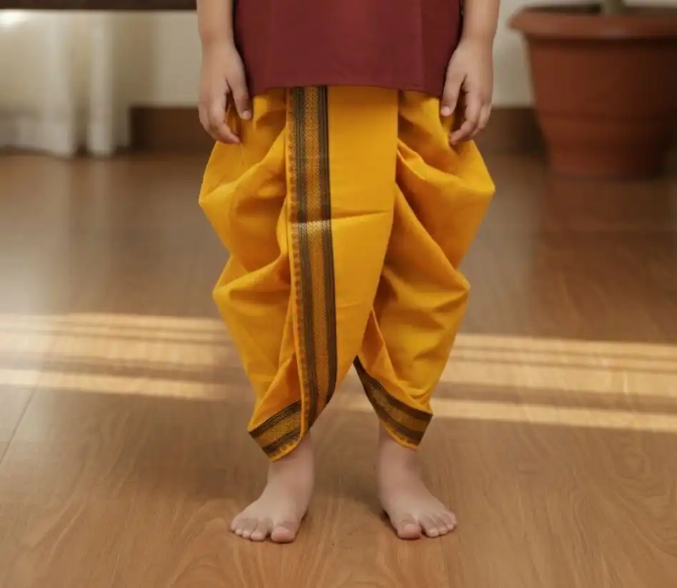 Shyam Vol 71 Kids Maharaj Dhoti Wholesale Online