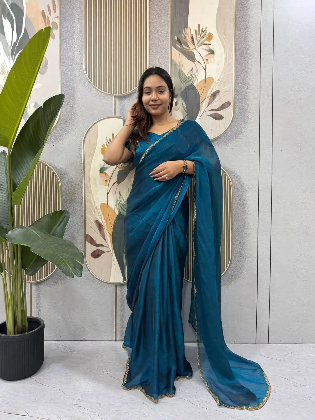 SGT 239 Women Ready To Wear Gown Saree 2026