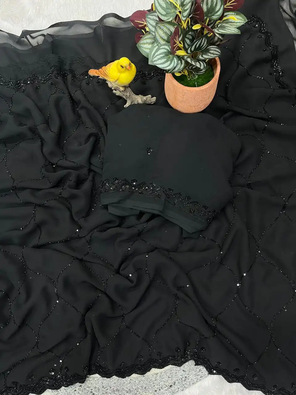 RC1 6061 Party Wear Saree Wholesale Market Surat