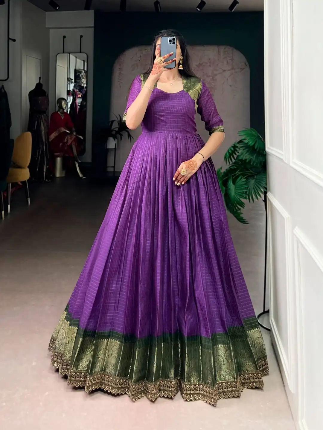 WMN 5010 Ladies Gown Wholesale Market In Surat