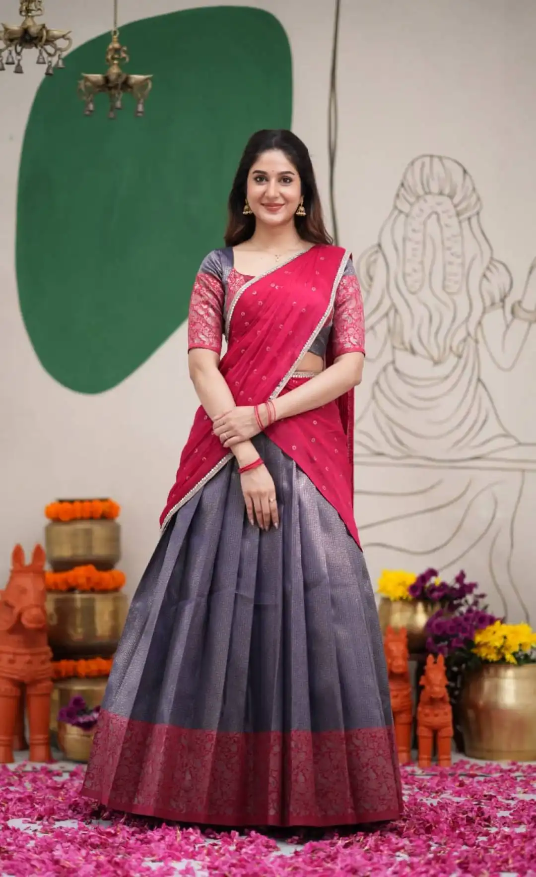 Vally Vol 107 South Style Lehenga Choli Wholesale Online