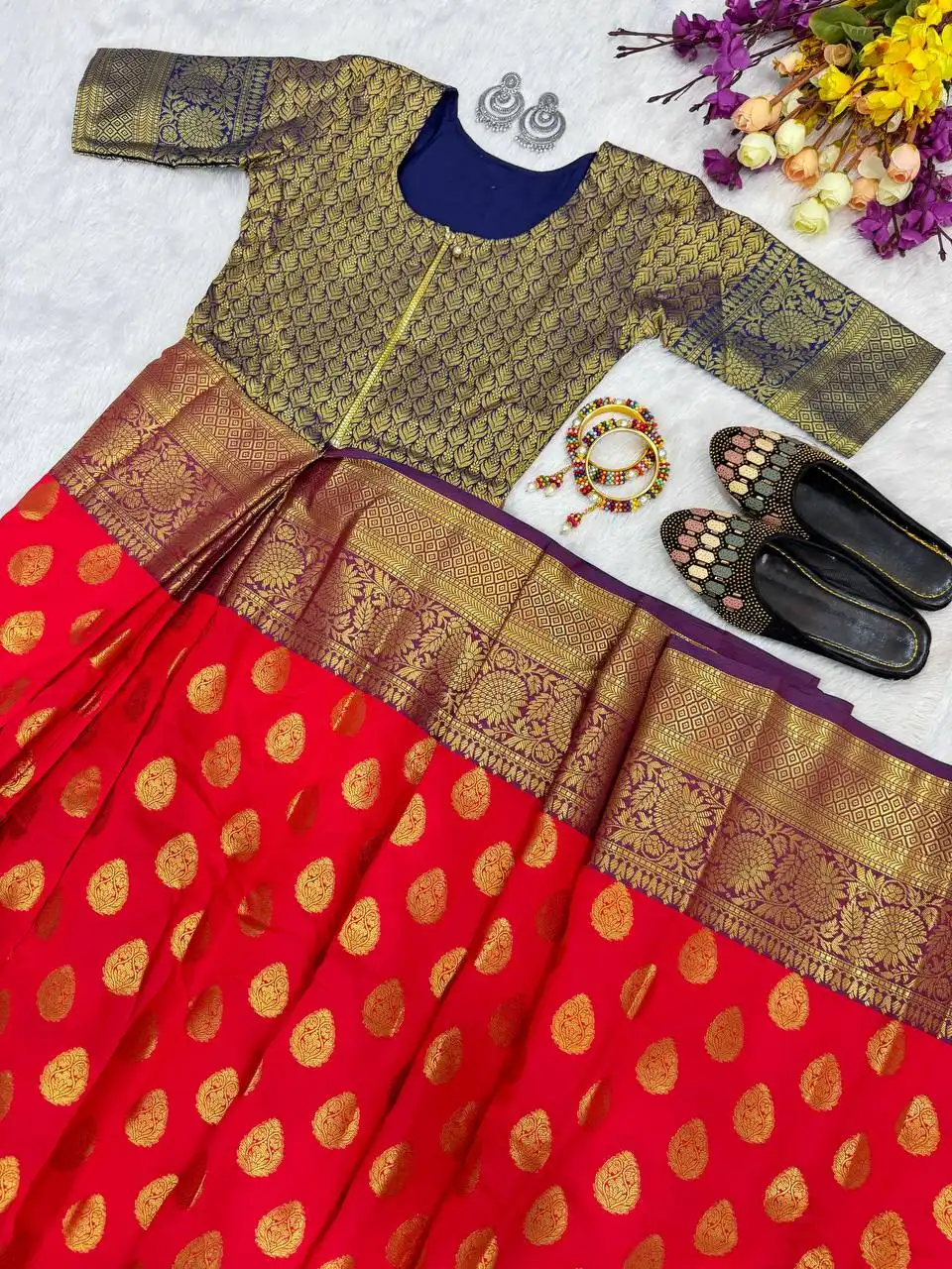 SGT 234 Zip Gown Saree For Women Wholesale in India