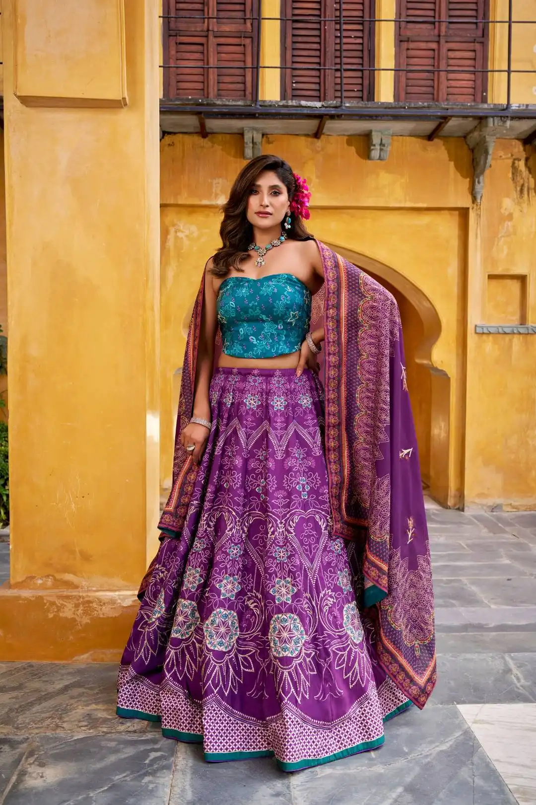 WMN 1010 Printed Lehenga Choli For Women Wholesale Online