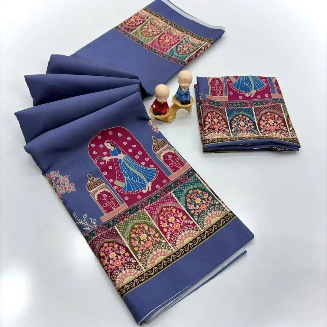 VFT Vol 202 Printed Saree Wholesale Market In India