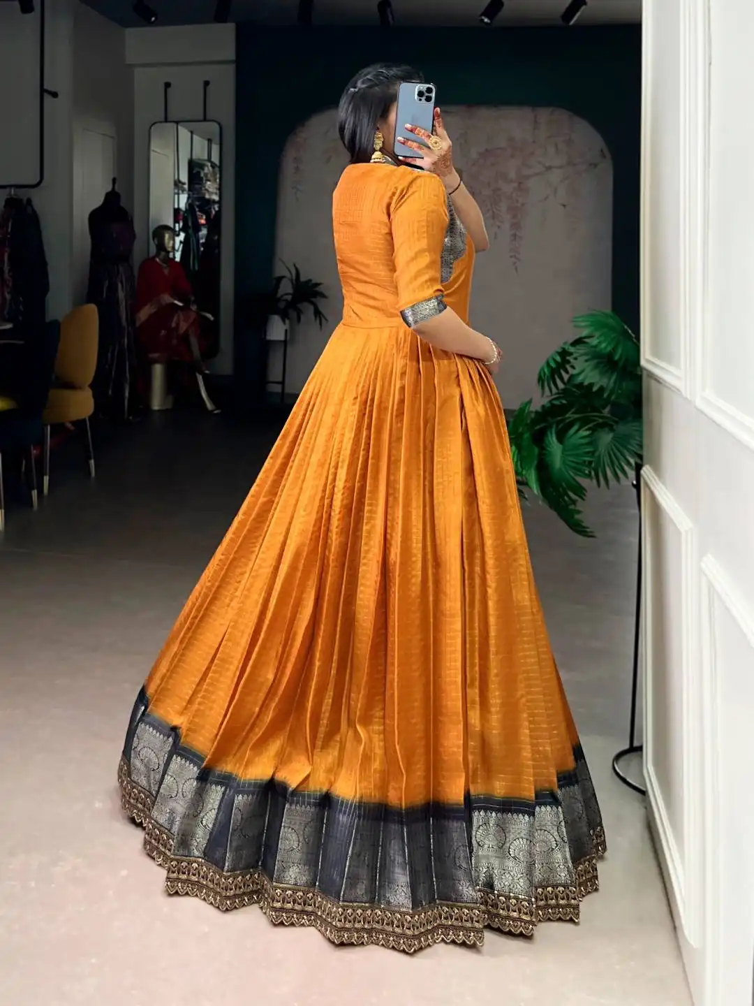 WMN 5010 Ladies Gown Wholesale Market In Surat