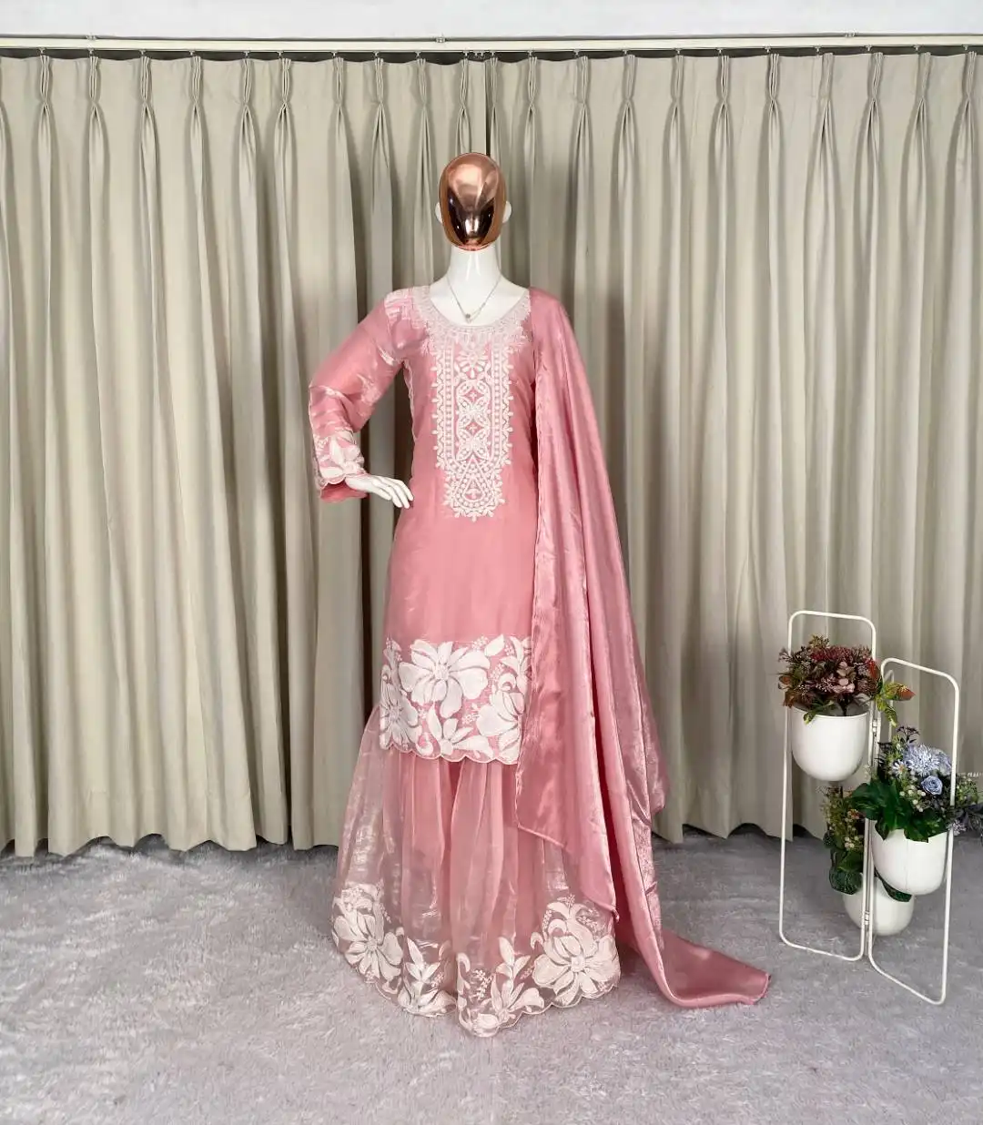 BV 442A Sharara Suit For Women Wholesale