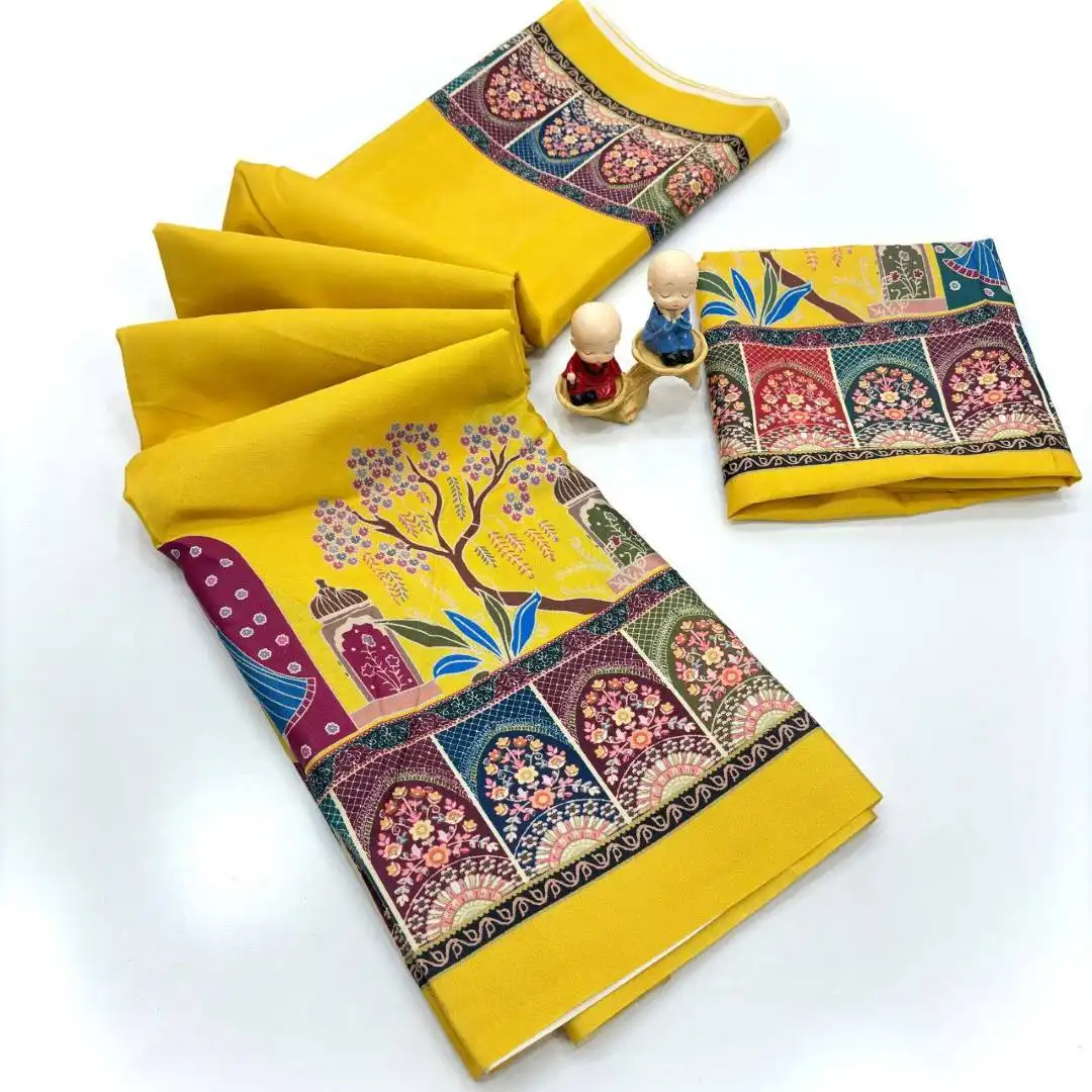 VFT Vol 202 Printed Saree Wholesale Market In India