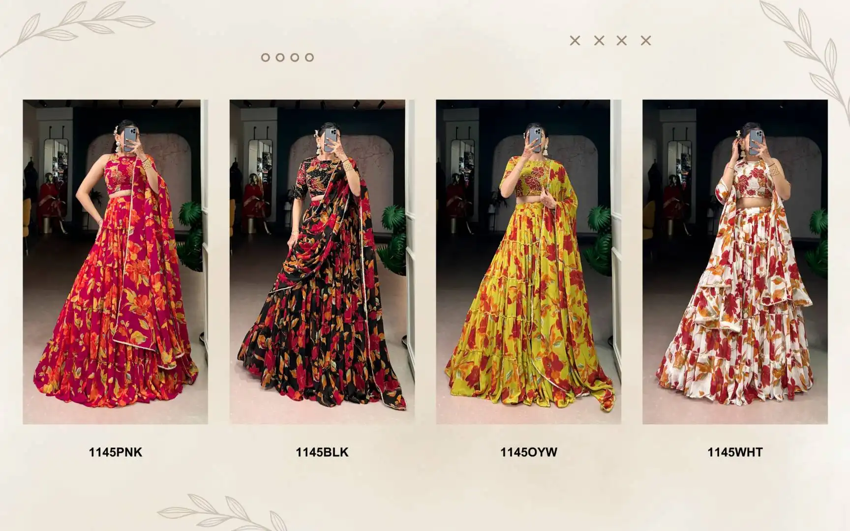 WMN 1145 Printed Lehenga Choli For Women Online Shopping