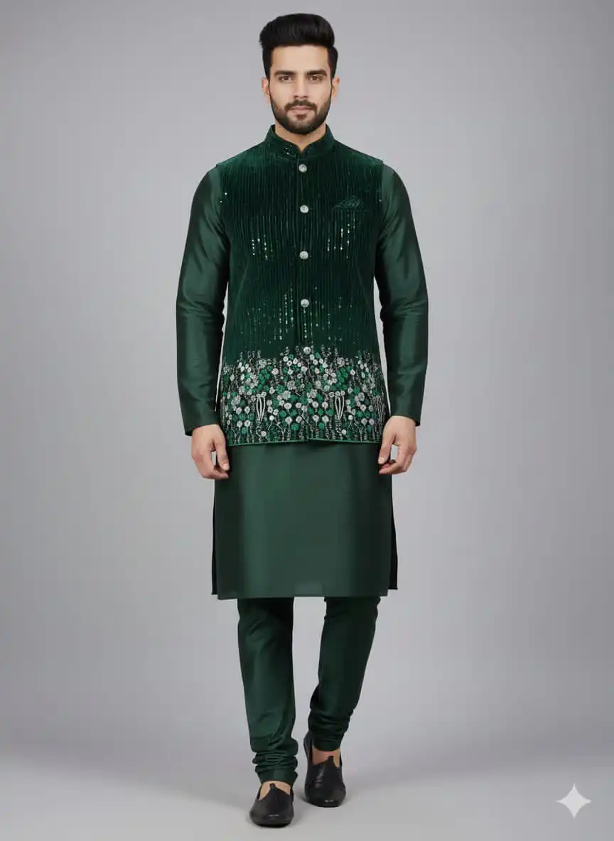Shyam Vol 78 Men Kurta Pajama With Koti For Wedding