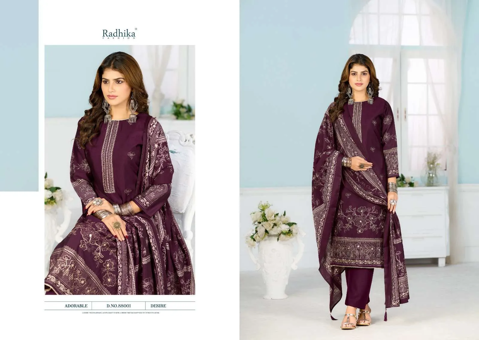 Radhika Fashion Beauty Silk Vol 7 Semi Stitched Suits