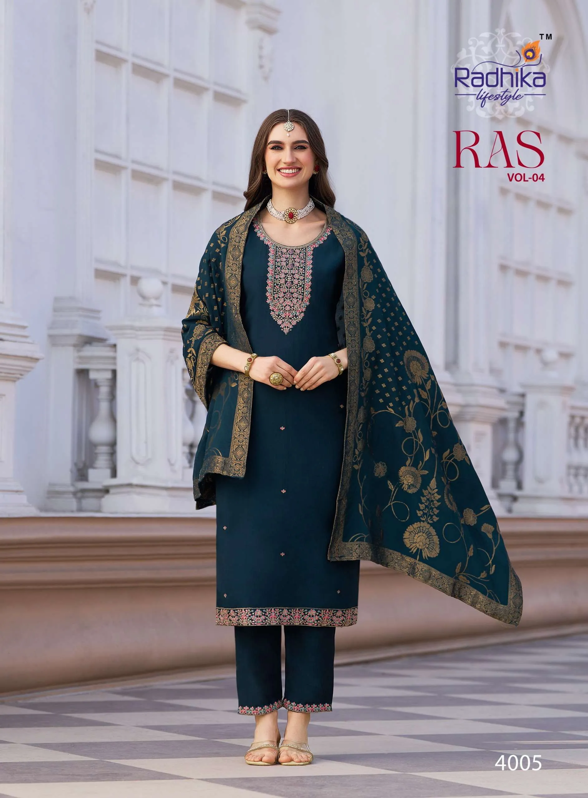 Radhika Life Style Raas Vol 4 Readymade Suits