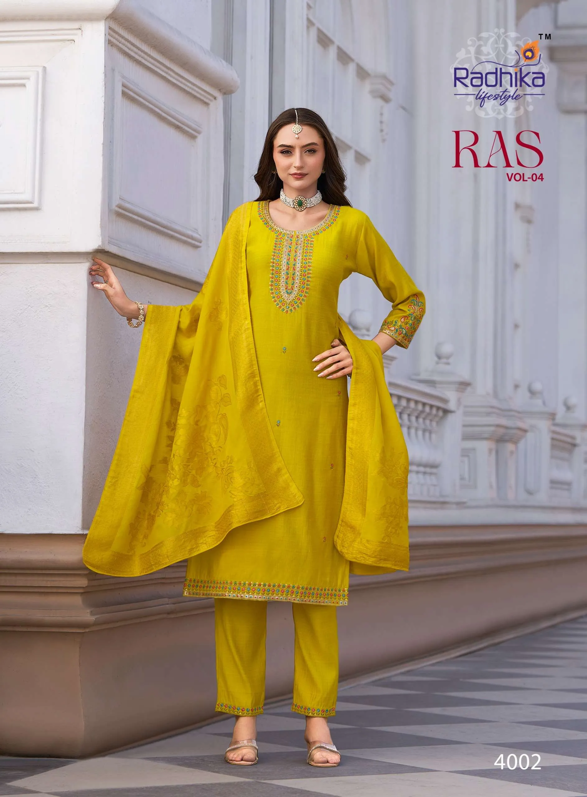Radhika Life Style Raas Vol 4 Readymade Suits