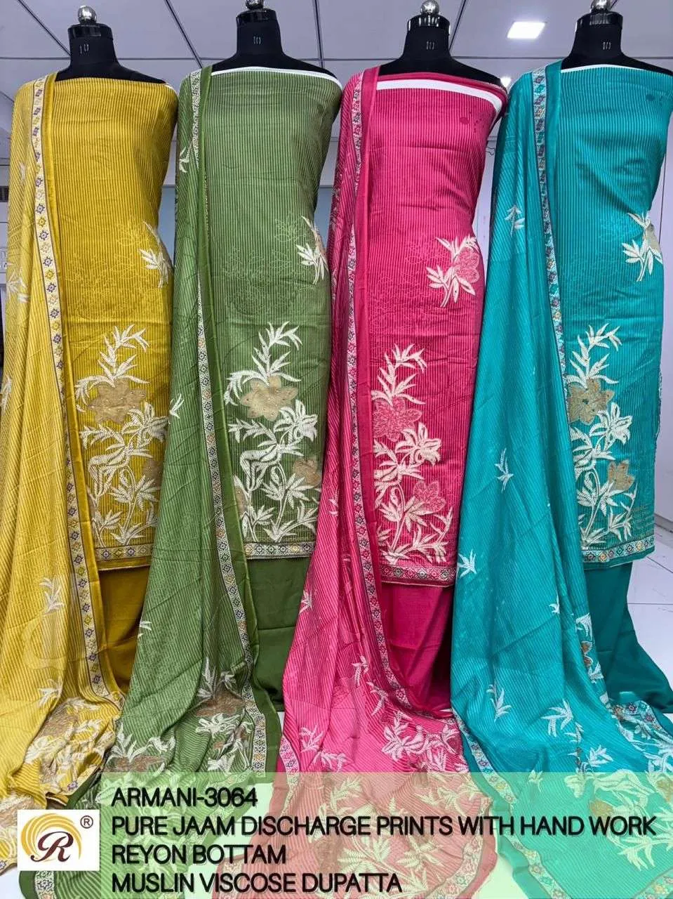 Rashi Print Armani Semi Stitched Suits