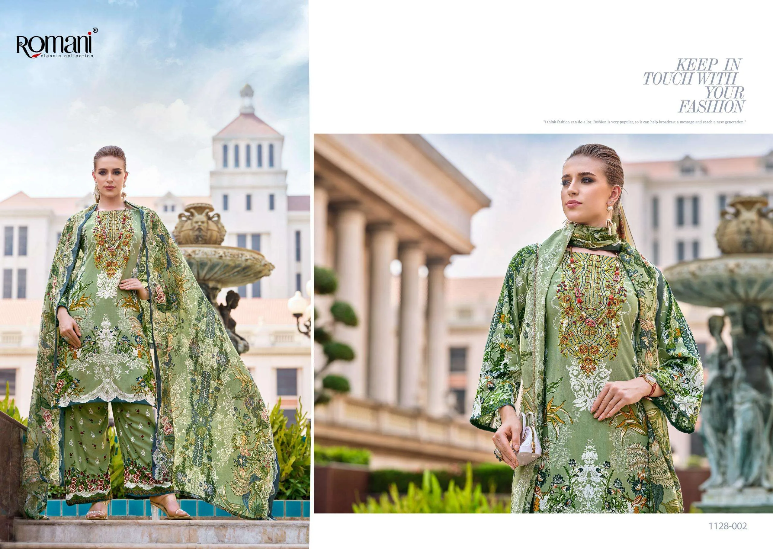 Romani Mahira Vol 6 Unstitched Suits