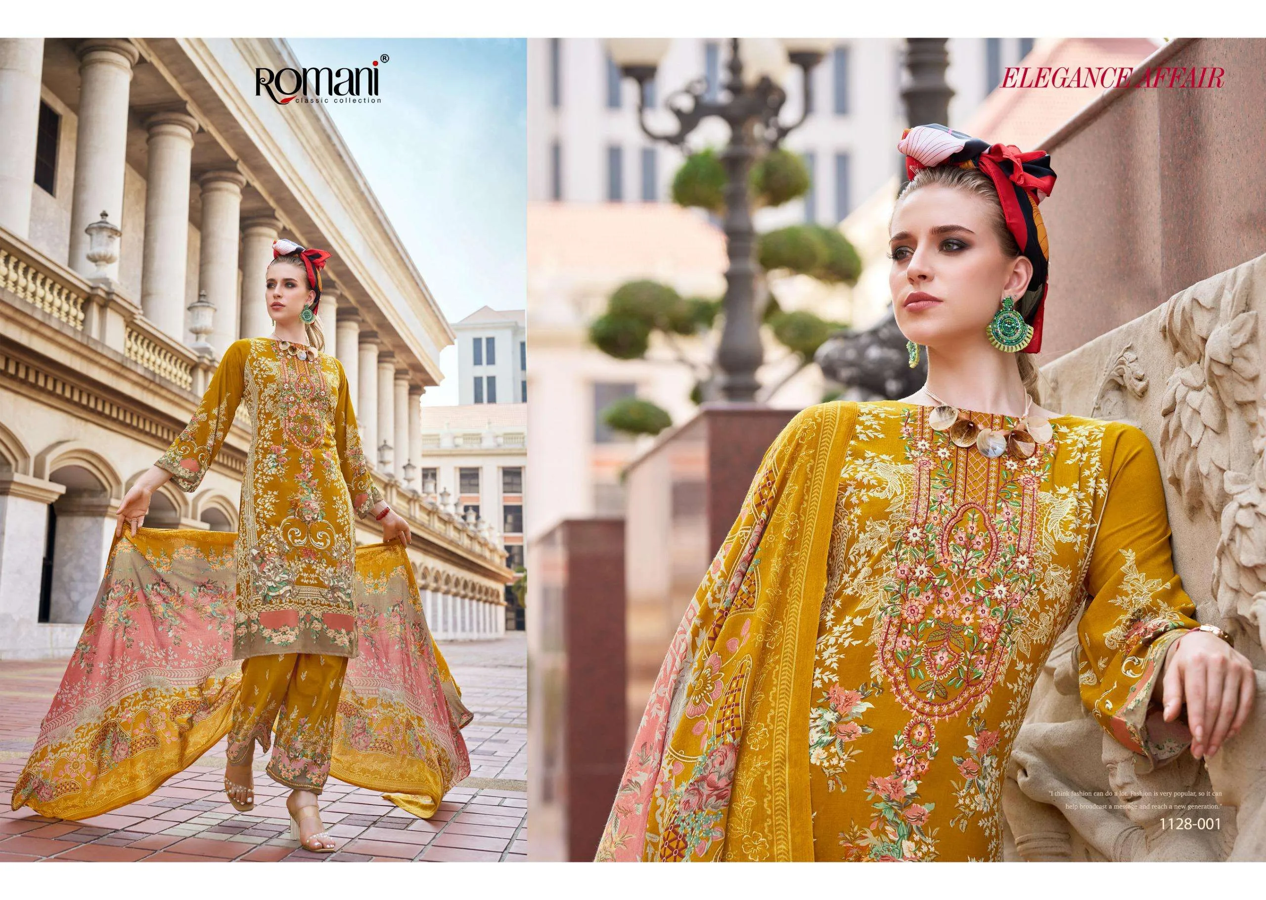 Romani Mahira Vol 6 Unstitched Suits