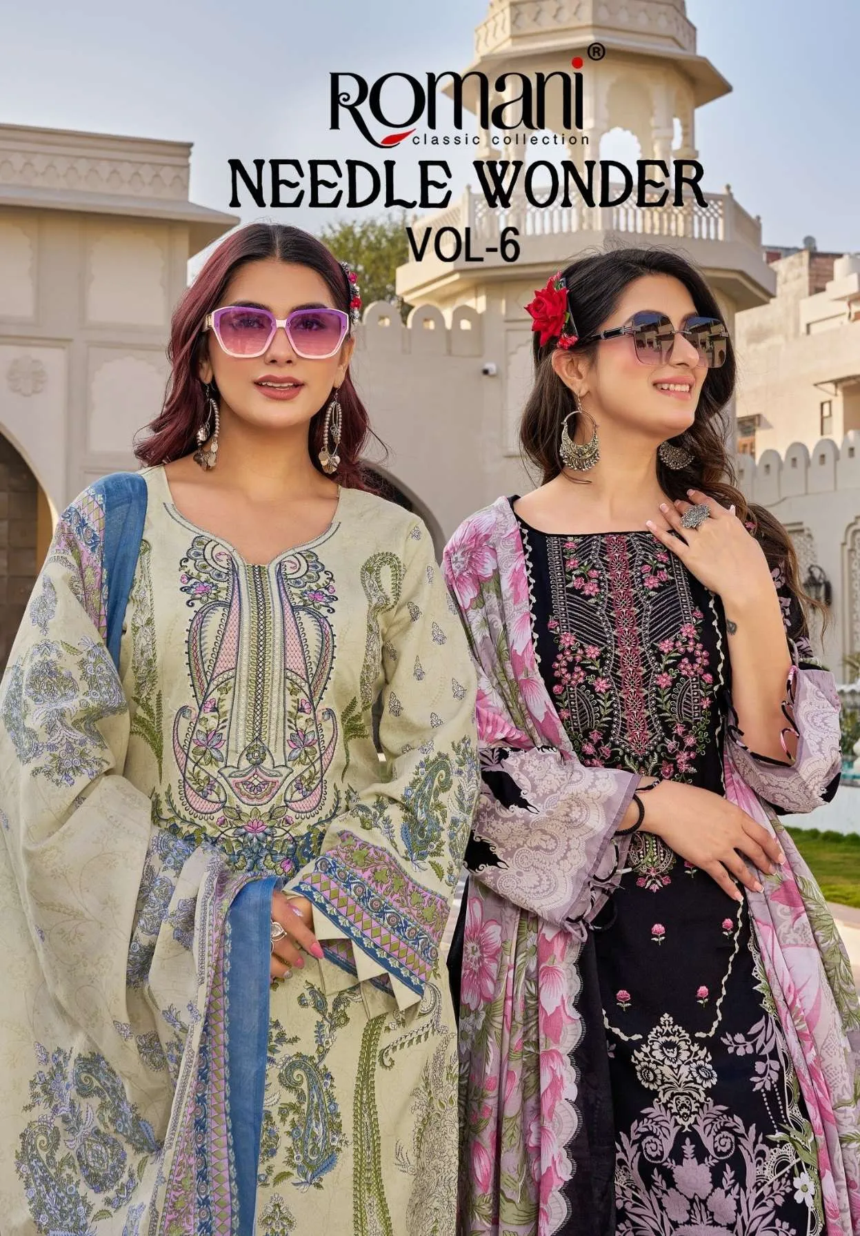 Romani Needle Wonder Vol 6 Unstitched Suits