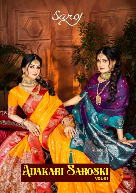 Saroj Adakari Saroski Vol 1 Silk Saree Collection Sarees