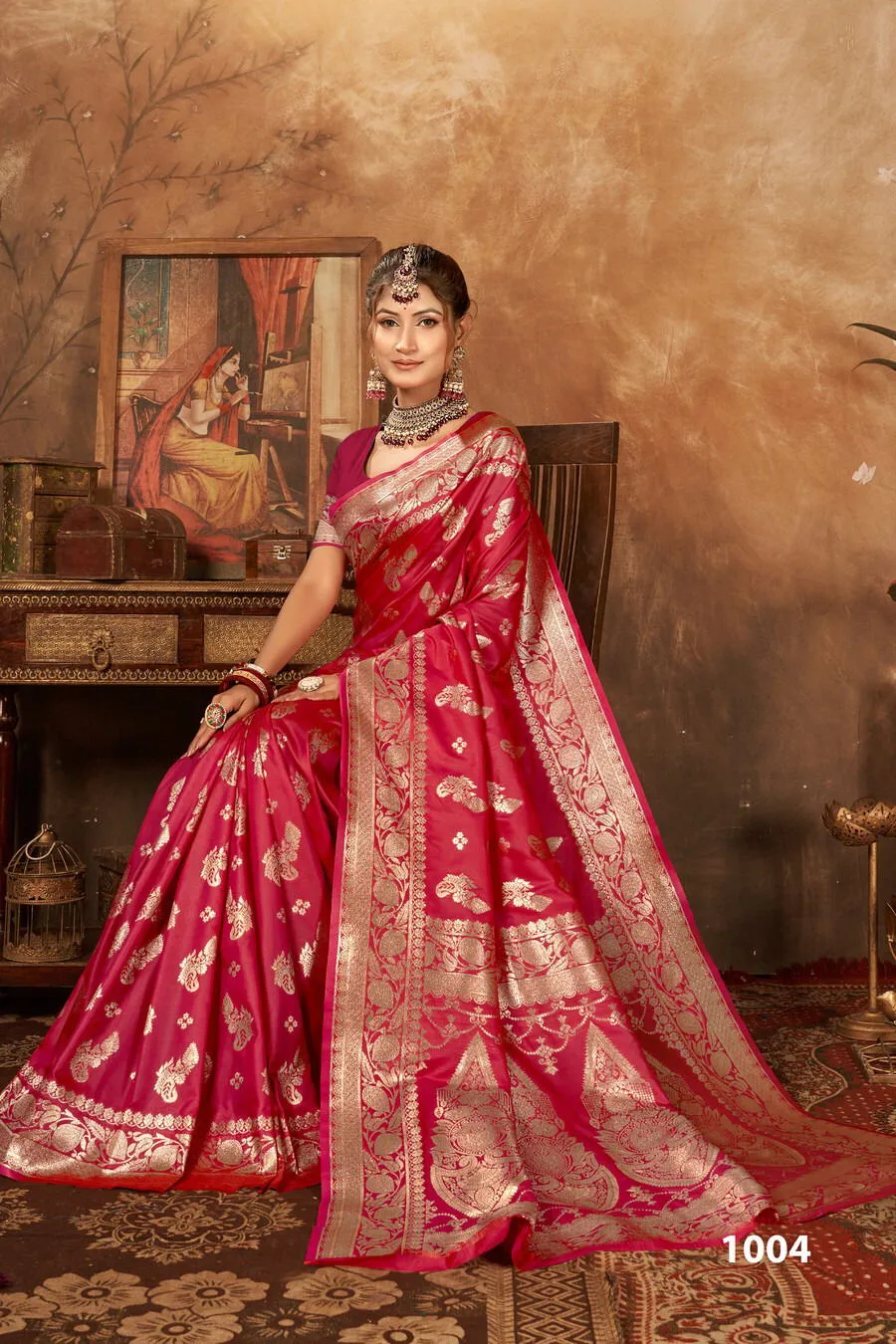 Saroj Arundhati Silk Vol 1 Zari Weaving Silk Saree Collection Sarees - Image 5