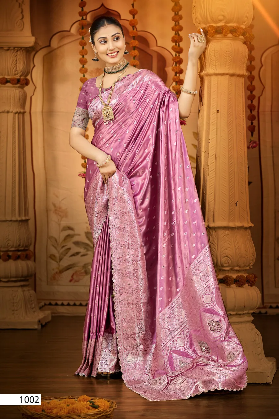 Saroj Padmavati Satin Saroski Vol 1 Silk Saree Collection Sarees