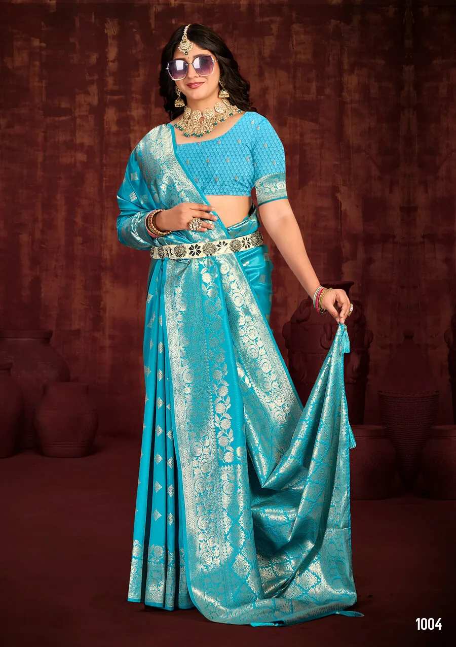 Saroj Shreya Silk Vol 1 Silk Wedding Wear Saree Collection Sarees