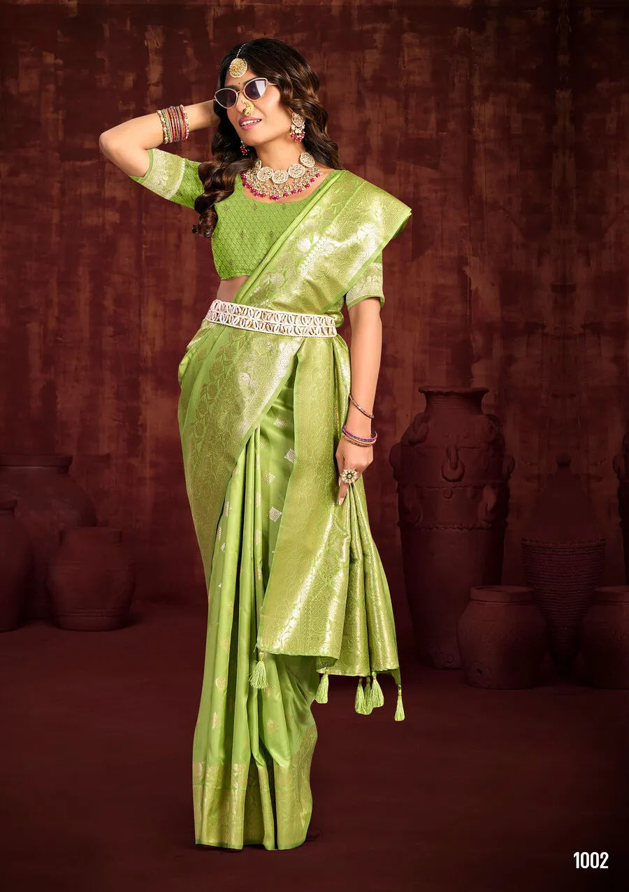 Saroj Shreya Silk Vol 1 Silk Wedding Wear Saree Collection Sarees