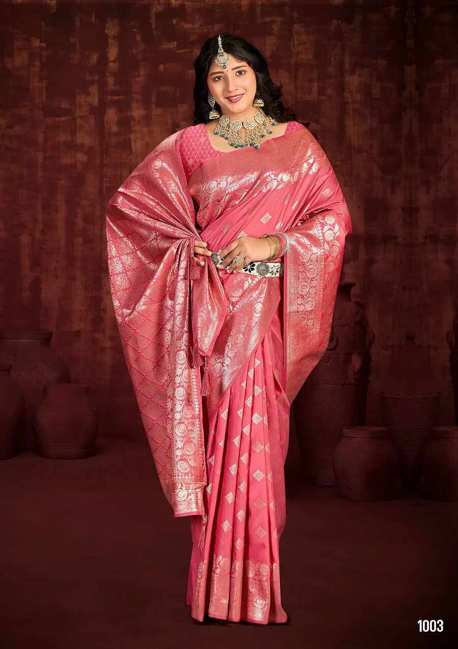 Saroj Shreya Silk Vol 1 Silk Wedding Wear Saree Collection Sarees