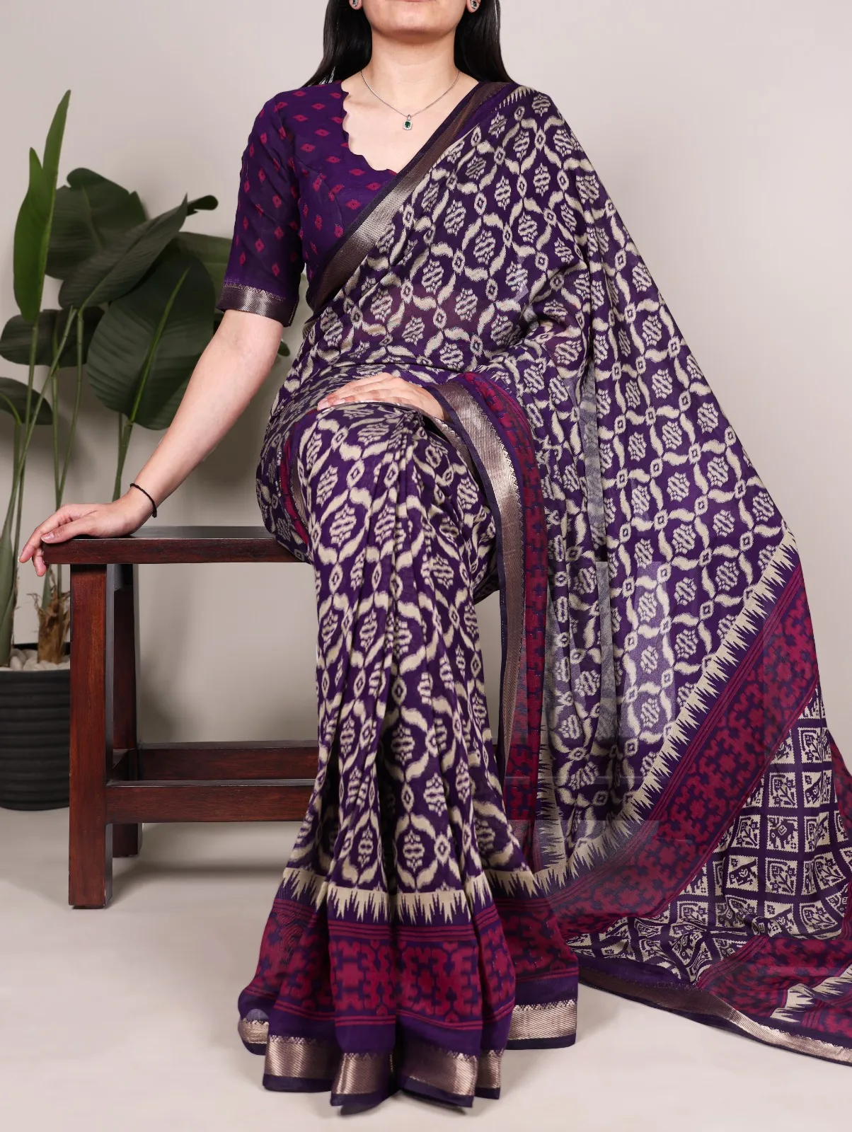 Taraa L 7020 Viscose Chanderi Zari Border Daily Wear Saree Collection Sarees