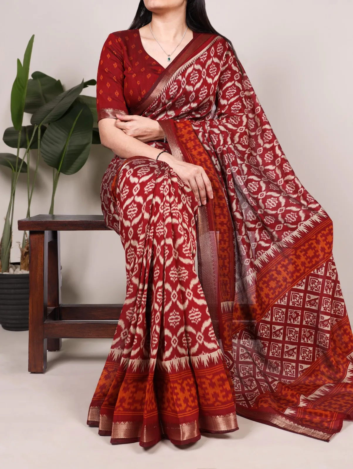Taraa L 7020 Viscose Chanderi Zari Border Daily Wear Saree Collection Sarees