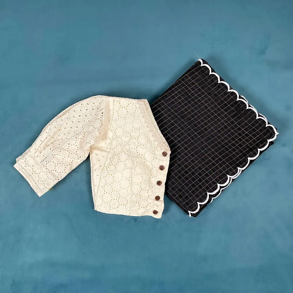 Taraa L 7105 Gadhwal Chex Arca Worked Fancy Saree Collection Sarees