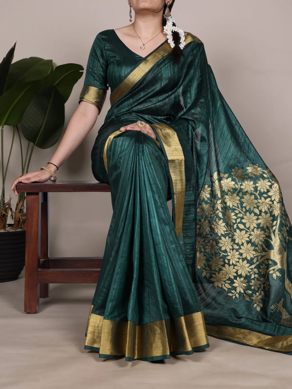 Taraa L 7903 Raw Silk Zari Worked Fancy Saree Collection Sarees
