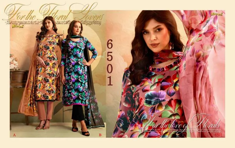 Vaishali Fashions 6500 Series Unstitched Suits