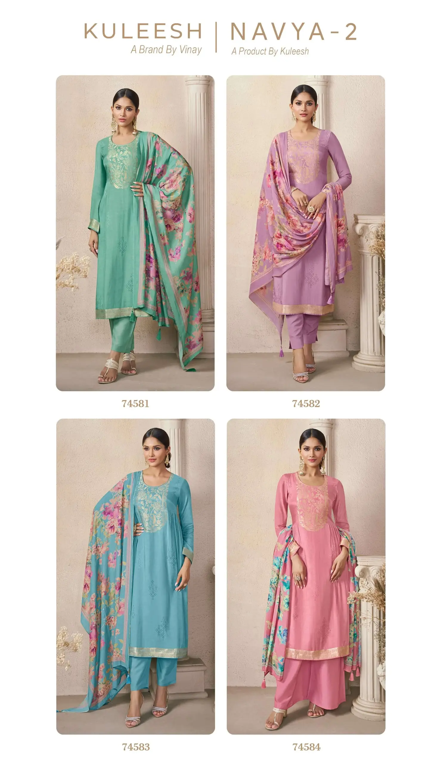 Vinay Fashion Llp Navya Vol 2 Semi Stitched Suits