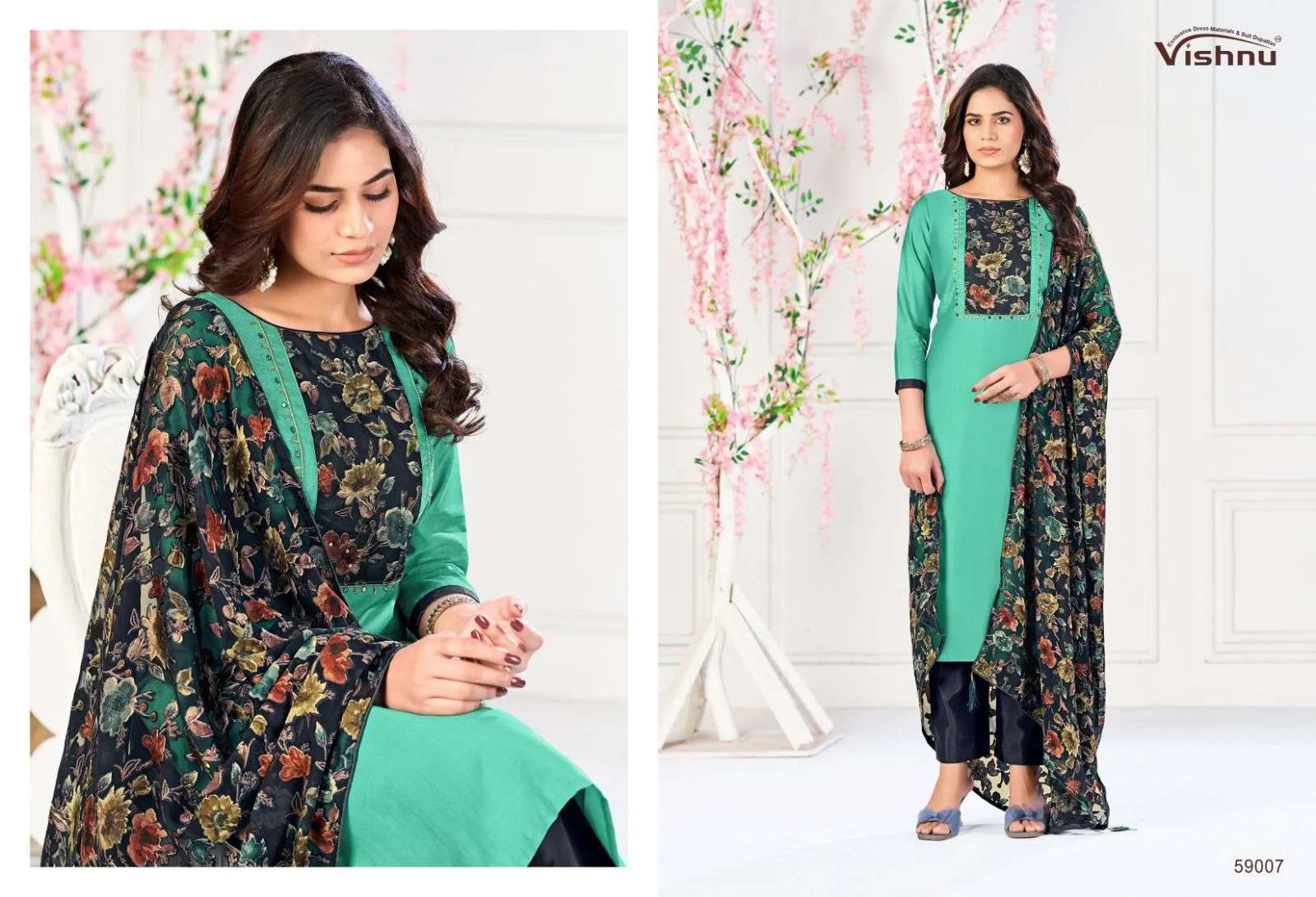 Vishnu Impex Suhagan Semi Stitched Suits