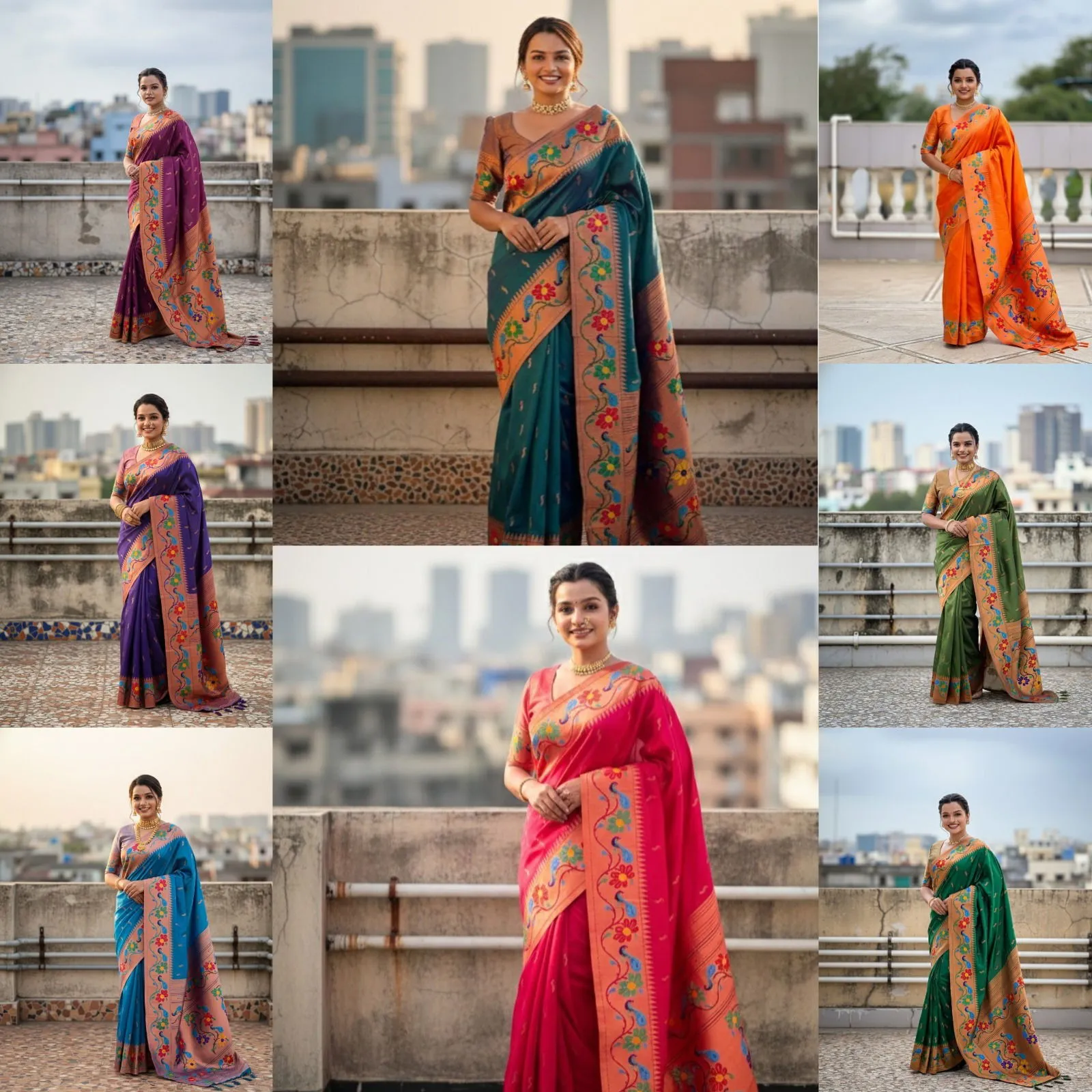 Vt 6088 T Soft Paithani Silk Traditional Wear Saree Sarees