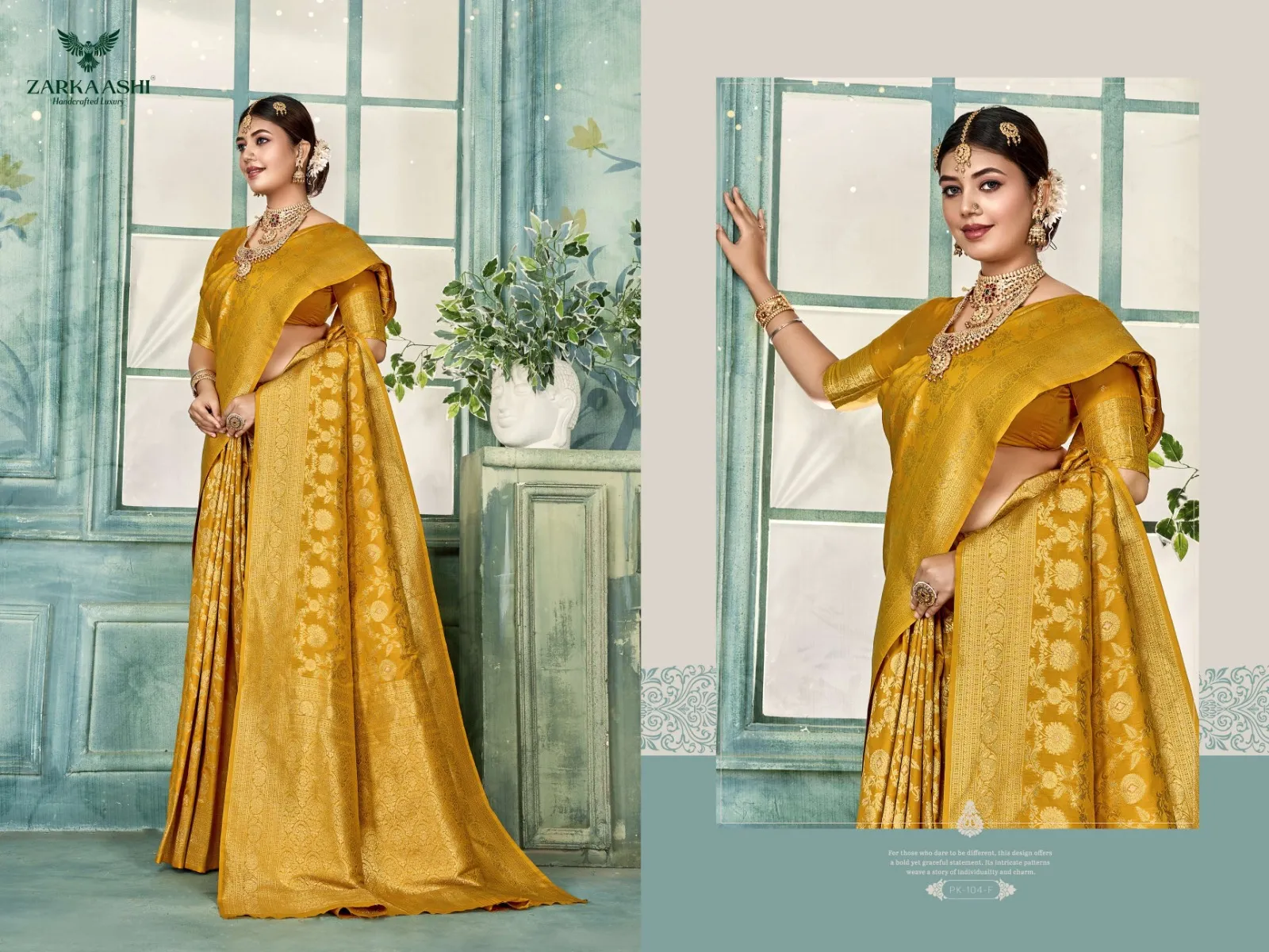 Zarkaashi Samridhhi Katan Silk Festival Wear Saree Collection Sarees