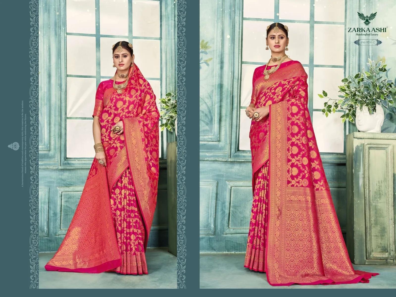 Zarkaashi Samridhhi Katan Silk Festival Wear Saree Collection Sarees