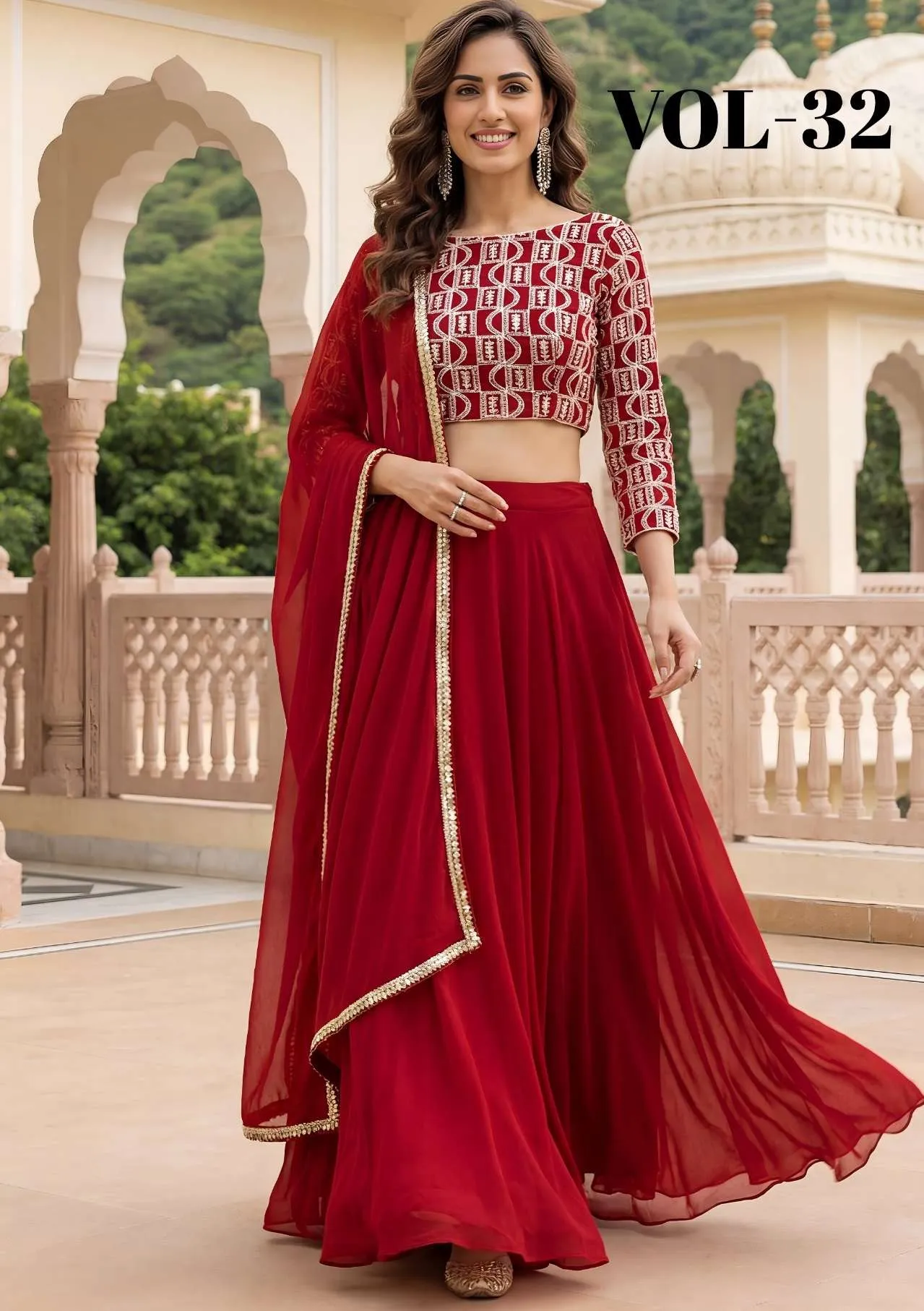 Zeel Clothing Vol 32 Semi Stitched Suits