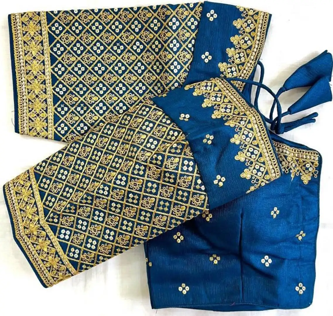 Ruhi Vol 168 Sequins Embroidery Bridal Blouse Designs