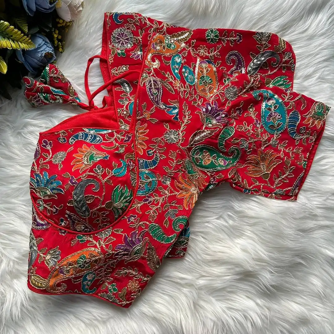 Ruhi Vol 176 Chinon Position Printed Wedding Blouse Designs