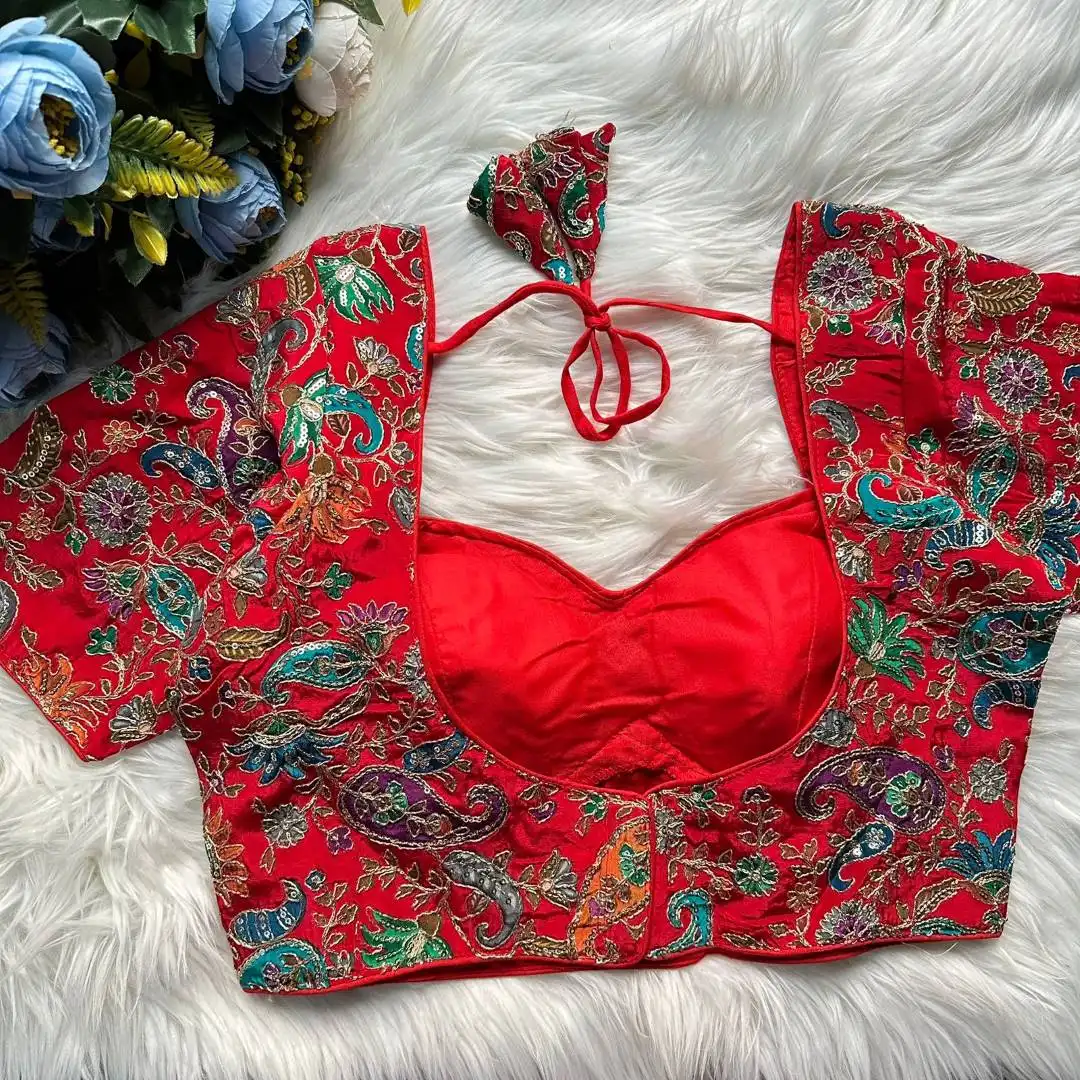 Ruhi Vol 176 Chinon Position Printed Wedding Blouse Designs