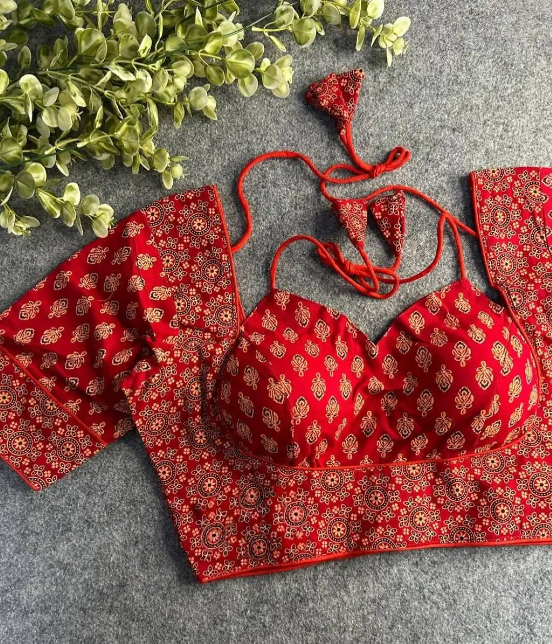 Ruhi Vol 180 Ajrakh Printed Readymade Blouse Wholesale